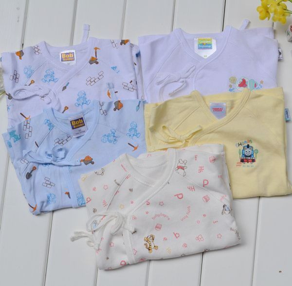 Newborn monk clothing baby 100% cotton underwear baby straps underwear lacing long-sleeve newborn clothes