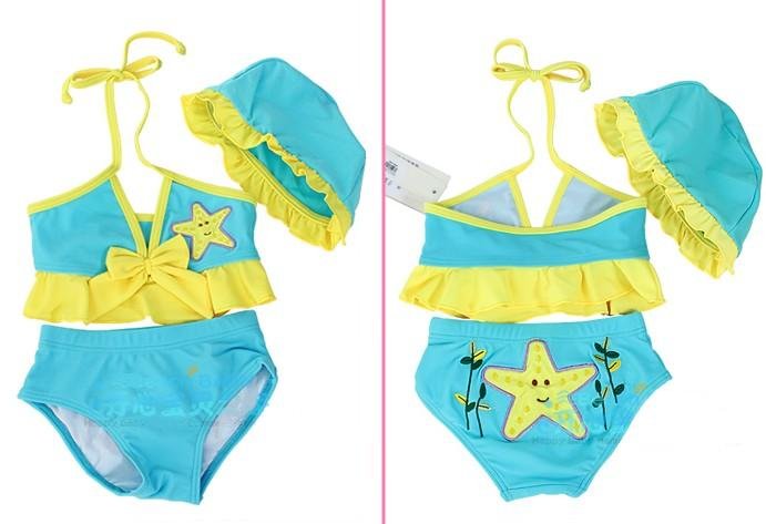 Newest 5sets/Lot  Kids swimsuits,children swimwear ,girl bikini Free shipping