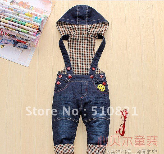 Newest Design!! Baby boy/Girls Jeans Overalls Long Trousers Fashion Kids Overall pants