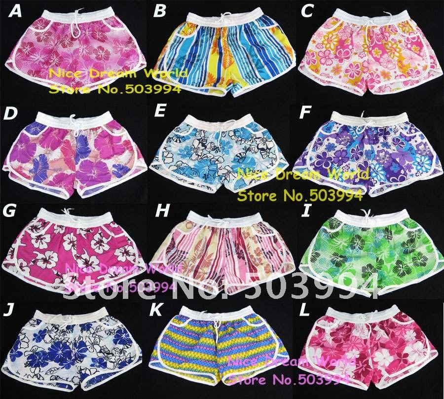 NEWEST free size,Hawaii Shorts,Lady colourful shorts,Sand beach trousers,summer beach shorts (XT-2)