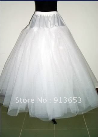 Newest Gorgeous exquisite Unique design White 0-hoops Multilayer Wedding Crinoline Petticoat Underskirt **** Hot Sale!!