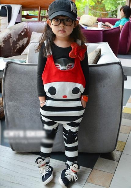 NEWEST  !  high quality 2012 autumnal 5pcs/lot  girls Korean Tong collapse Gemmy bib for 4-12 years