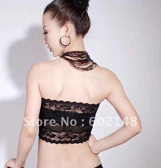 Newest style 10pcs/lot Free Shipping Fashion sexy ladies Lace Bra /women's chest wrapped/boob tube top