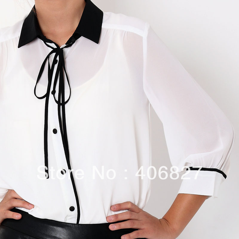NEWLY women shirts irregular European and American women's blouses lady shirts FREE SHIPPING 750a001 Plus Szie