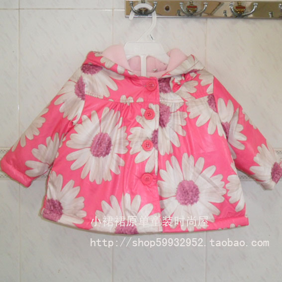Nex children's 2013 fashion clothing female child wadded jacket cotton-padded jacket spring and autumn thin outerwear