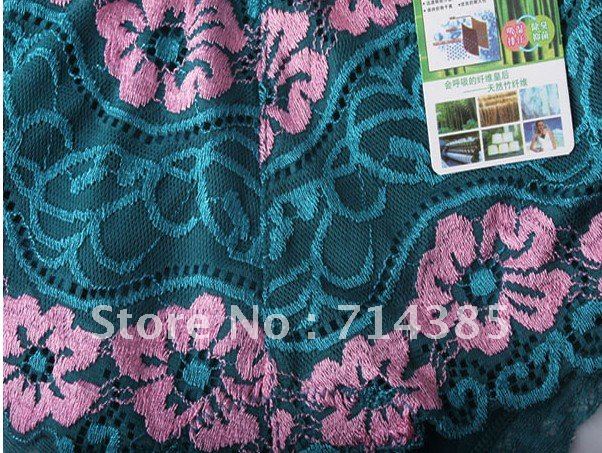 Nice Bottom underwear waist in the charm of the flower bamboo charcoal fiber lace panties