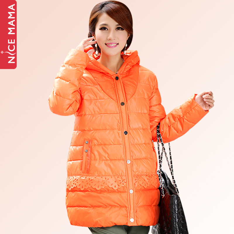 Nice mama  clothing winter outerwear  overcoat   jacket thickening  outerwear free shipping