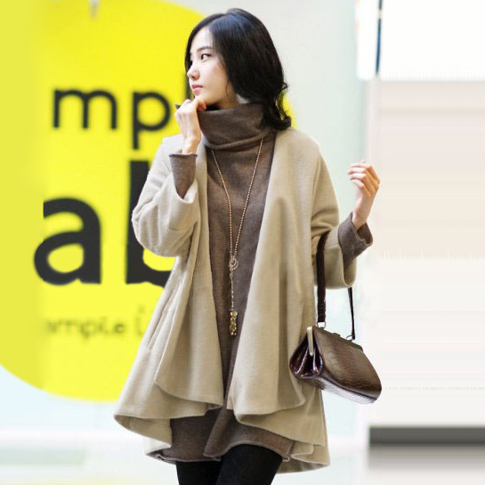 Nice mama maternity clothing spring maternity top maternity sheep cashmere overcoat maternity outerwear