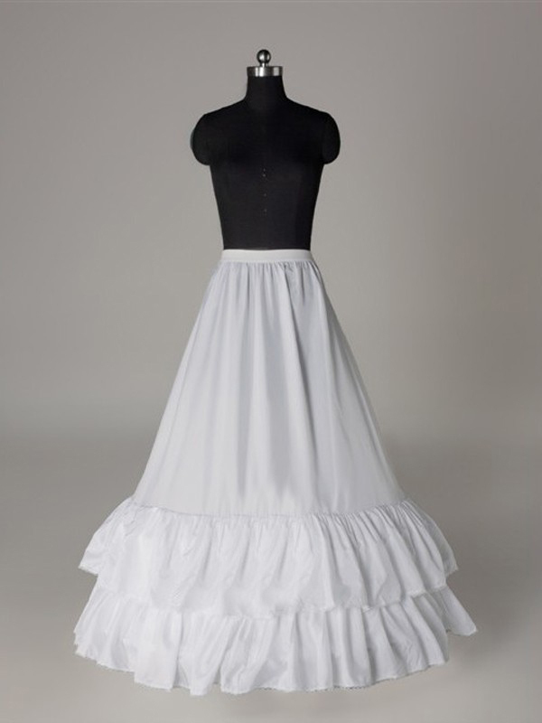Nice Nylon A-Line 1 Tier Floor Length Slip Style/Wedding Petticoats