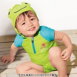 Nissen baby frog style swimwear child swimwear split swimwear
