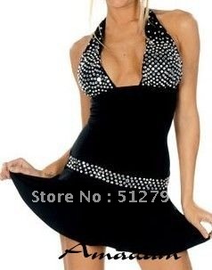nl121/Free shipping!Sexy lingerie, Women Black Shiny Sequin dress,Fashion mini dress,Sexy costumes Nightclub Wear