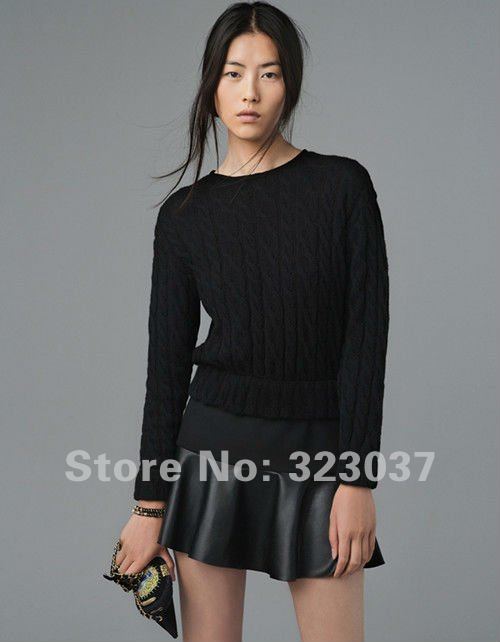 NO.0062 Free Shipping! Fashion Cool Patchwork PU Leather A-line Mini Skirt Black Size S M L