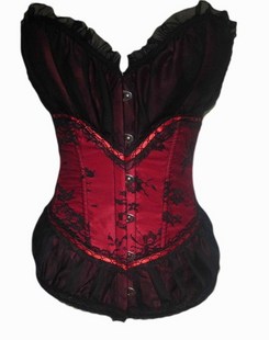 No shoulder tape corset underwear shaper trinit paragraph red waist slim waist abdomen drawing formal dress basic
