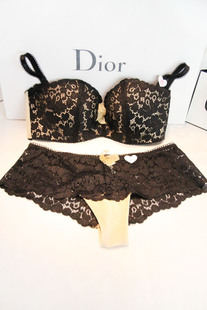 Nobility underwear bra full lace high quality embroidery bc cup bra set