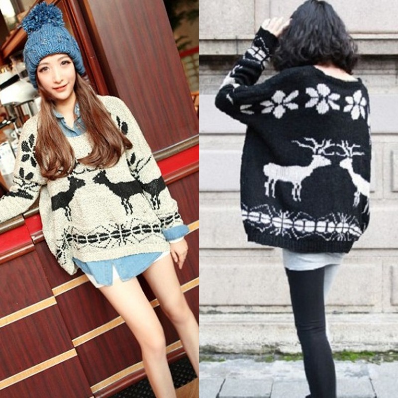 Non-mainstream women's 2012 onta sweet juniors sweater batwing sleeve sweater free shipping