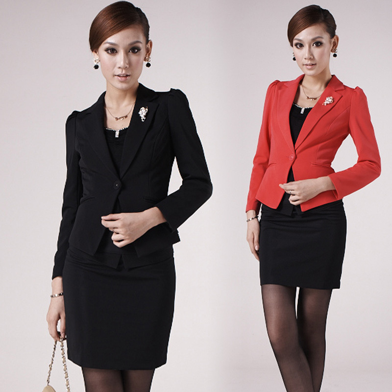 Nsutite 2013 autumn women's work wear uniform long-sleeve skirt women's