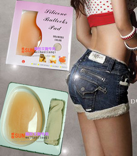 nude buttock Thickening silicone pad panties bottom pants silica gel thick abdomen drawing pad body shaping pants