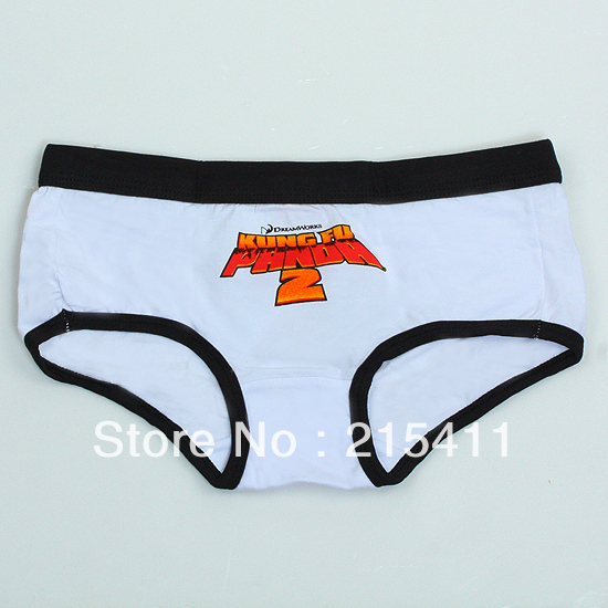 NWT CARTOON KUNG FU PANDA BOXER BRIEF PANT PANTIES LINGERIE WOMEN COTTON UNDERWEAR SIZE FREE