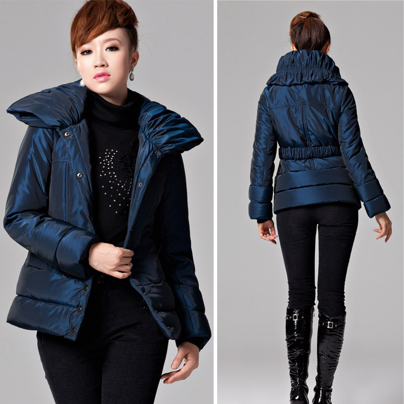 October legend 2011 winter women's stand collar slim short cotton-padded jacket outerwear cotton-padded jacket
