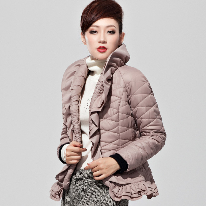 October legend of winter solid color raglan sleeve wadded jacket cotton-padded jacket cotton-padded jacket women's 282901