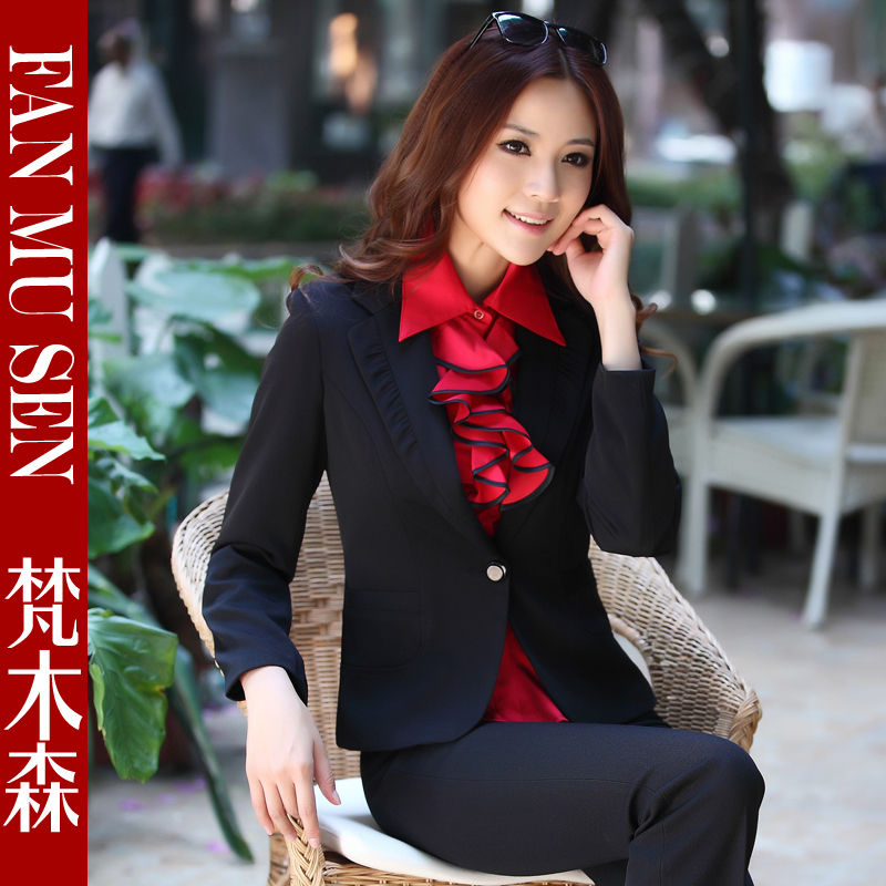Ol work wear women's set fashion formal female slim sf11-65 work wear
