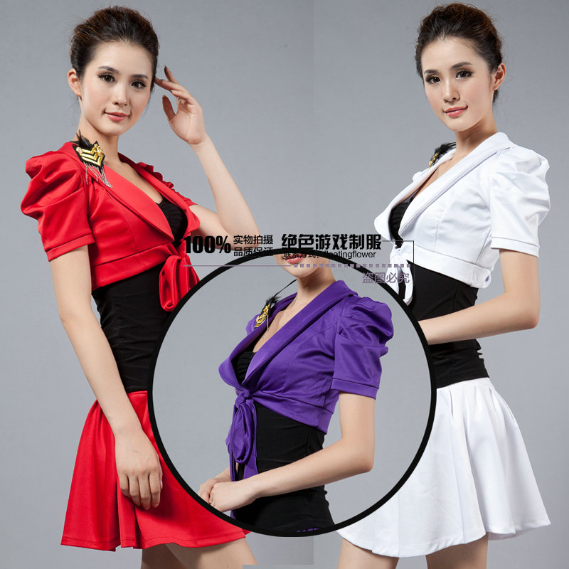 Ol work wear women's set stewardess clothing uniform summer technicalness service work wear