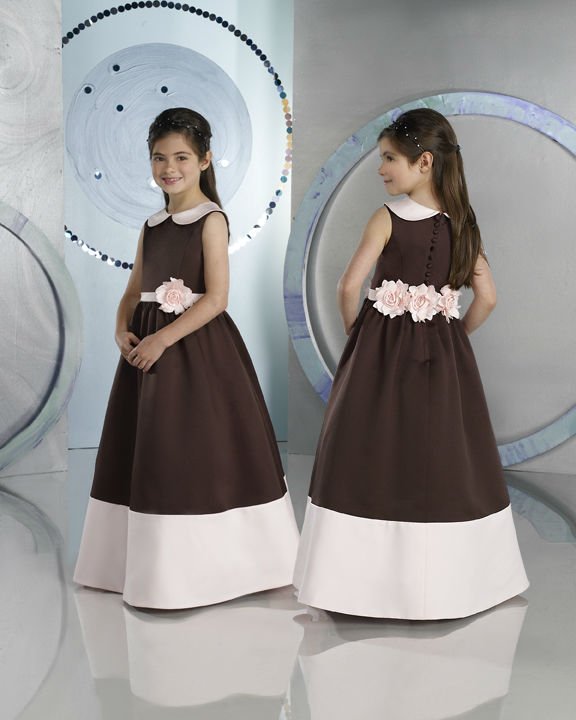 On Sale!Free Shipping! New Style Appliques Sleeveless Flower Girl Dress / Child  Dress/Children Dress/Ball Gown Dresses