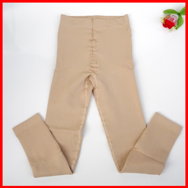 On sale seamless body shaping pants bumpmaps massage fat burning stovepipe pants basic corset slimming pants plus size