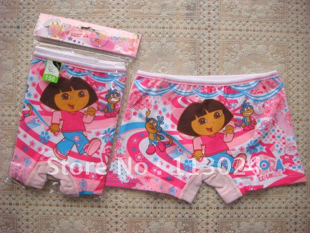 ON SALES! freeshipping  famous brands  girls underwear 100% cotton 4pcs/lot  high qualitychildren's underwear