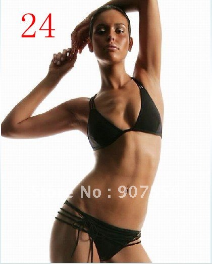 ONE SIZE!Wholesale Free Shipping New arrivals black women's  sexy bikini   have a large size fashion black bikini