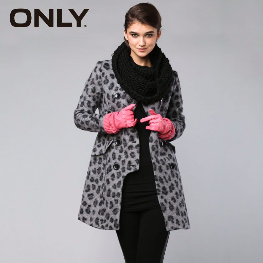 Only suede knitted patchwork fashion women's leather gloves 112479004095