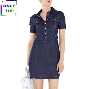 [Only Top] Hot sell Wholesale denim dress/ Women's Clothes evening dresses,ladies' casual dress (242) Free shipping UK size 8-16