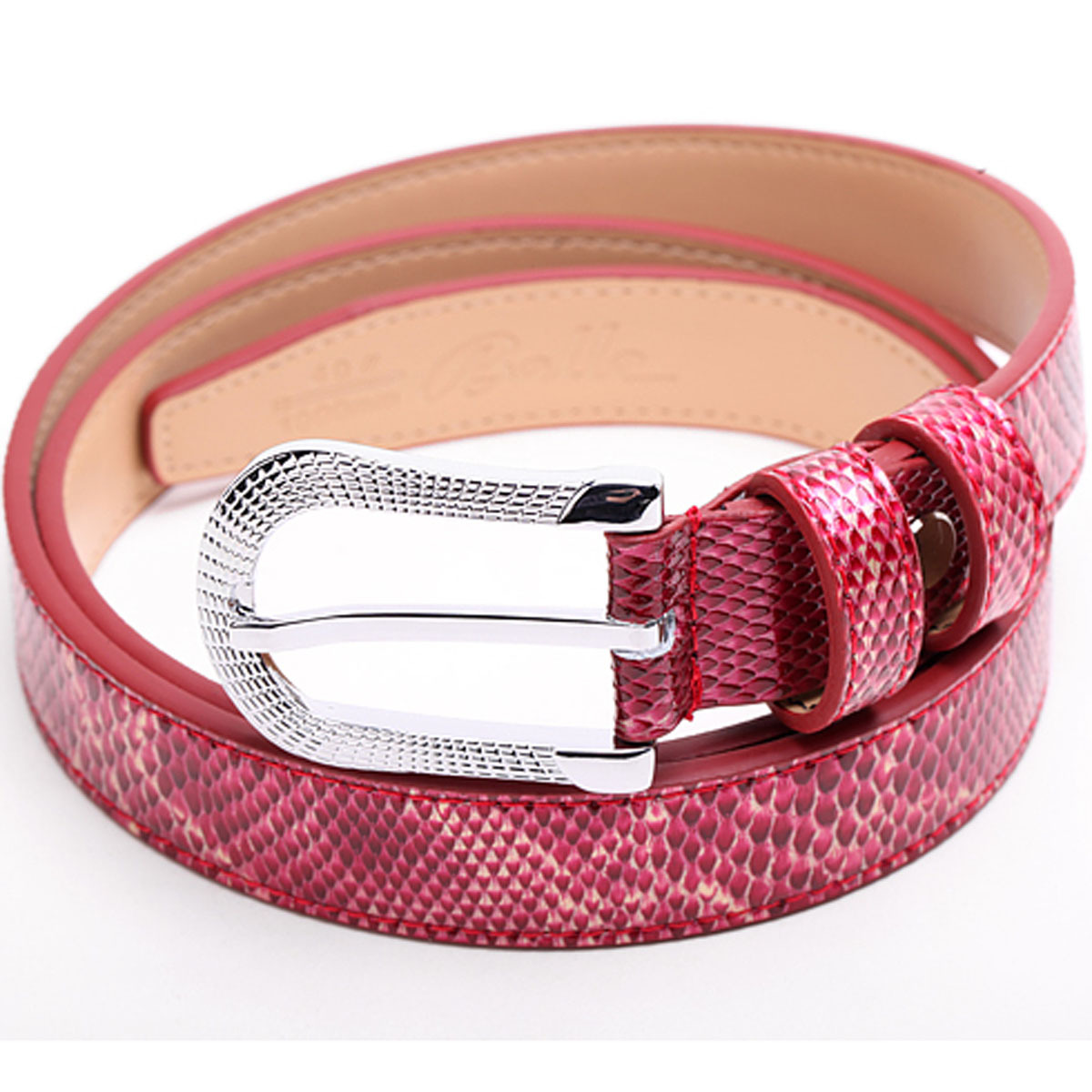 only wholesale belts fashion strap genuine leather cowhide women's strap classic red snakeskin f0826 100% genuine leather belt