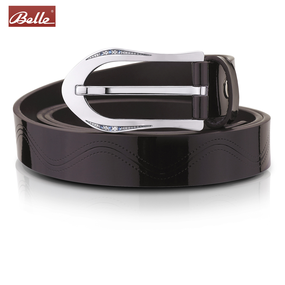 only wholesale belts fashion women's cowhide genuine leather belt female strap fashion claretred f0846 100% genuine leather belt