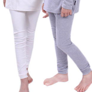 Orange children's clothing male child female child legging autumn and winter 100% cotton tight trousers autumn and winter pajama