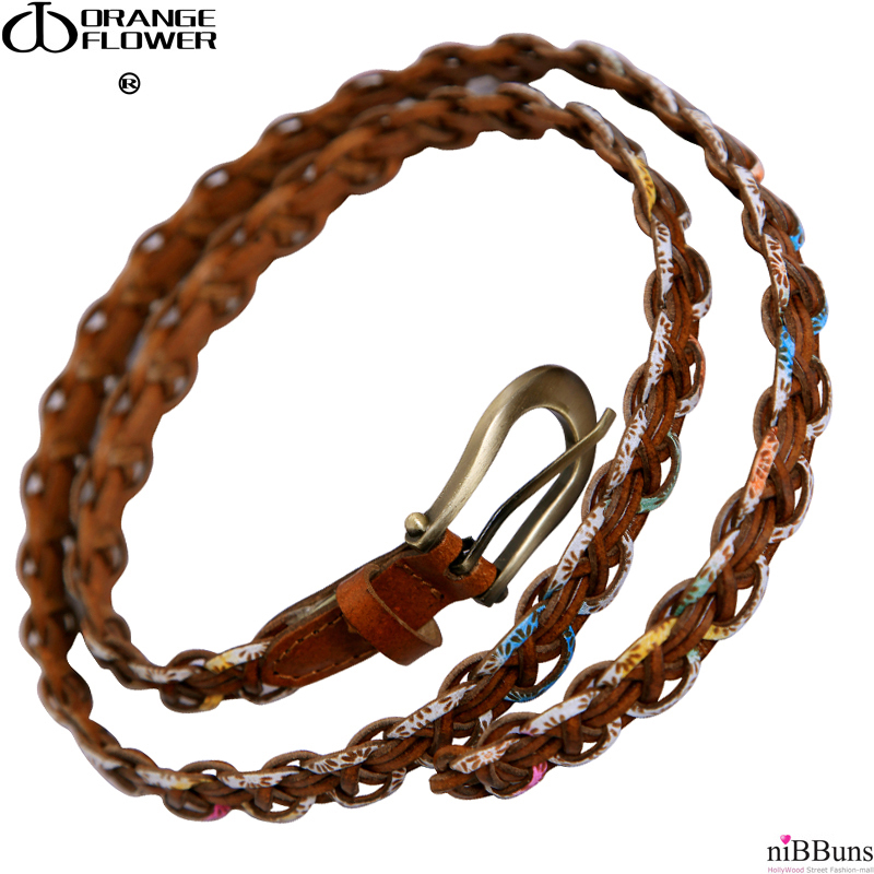 Orangeflower women's belt fashion strap accessories casual genuine leather strap