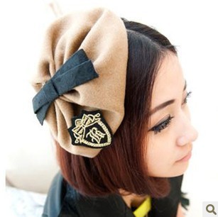 Order>$5 free shipping, Korean embroid bow hat,hair band,top hat,Min.order is $15 (mix order)free shipping (HA022)