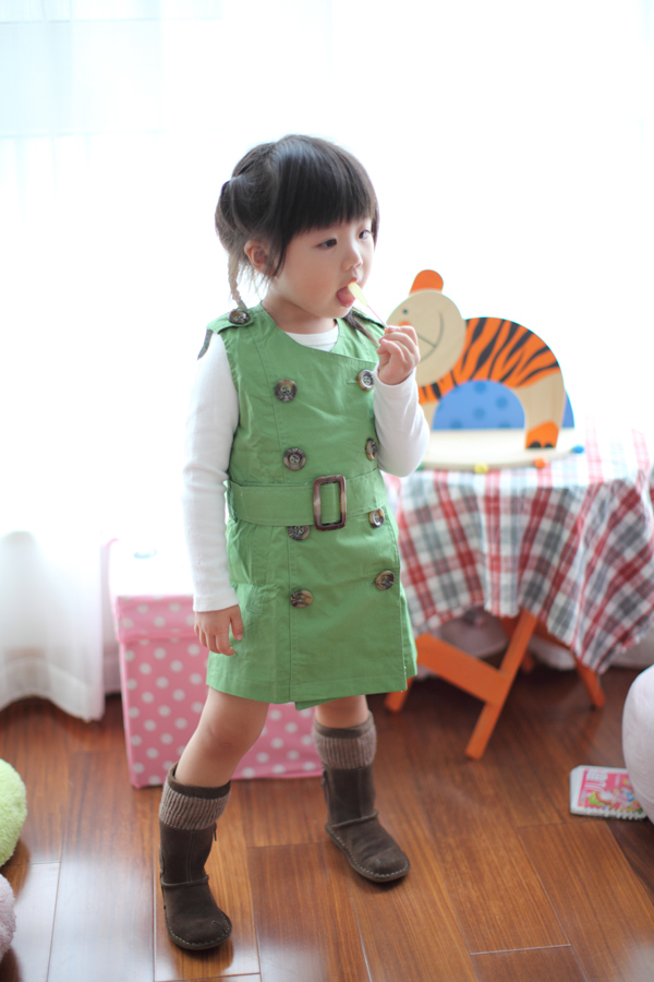 Ordovician slopwork japanese style double breasted lacing trench long vest child type vest skirt all-match