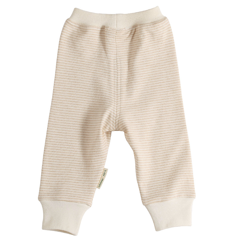 Organic cotton baby panties dual child long johns trousers baby pajama pants 100% cotton