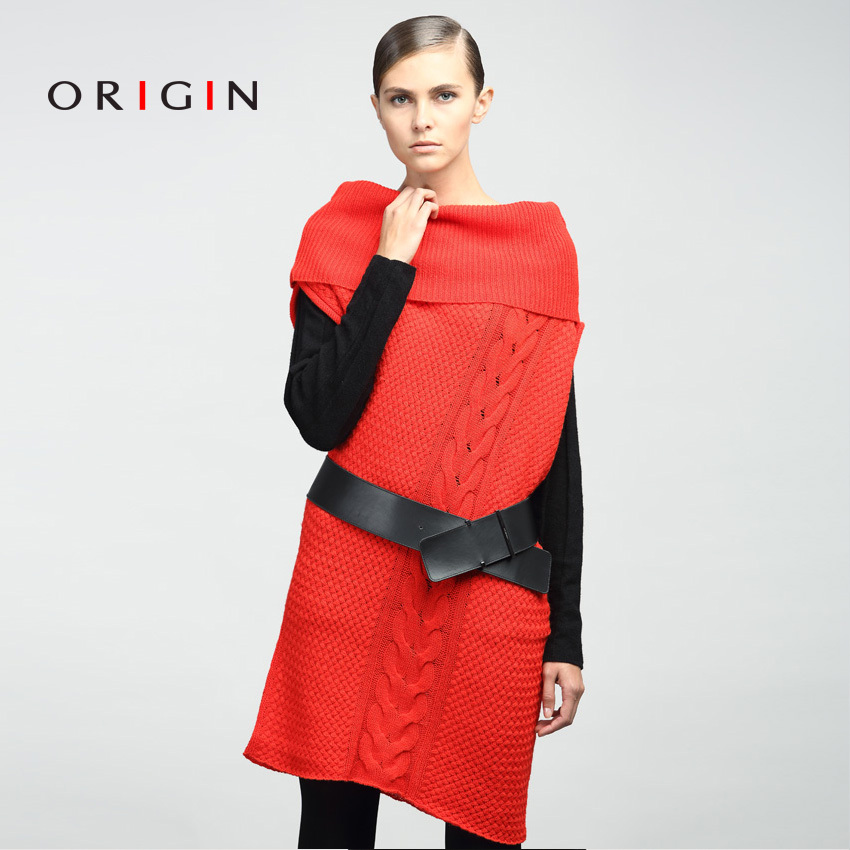 Origin 2013 autumn sleeve length sweater autumn and winter one-piece dress