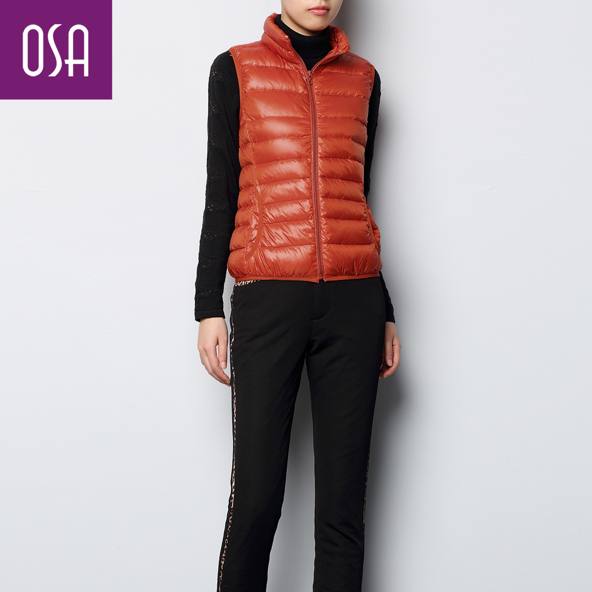 Osa2013 spring women's sleeveless quilting thermal down coat autumn and winter y31020