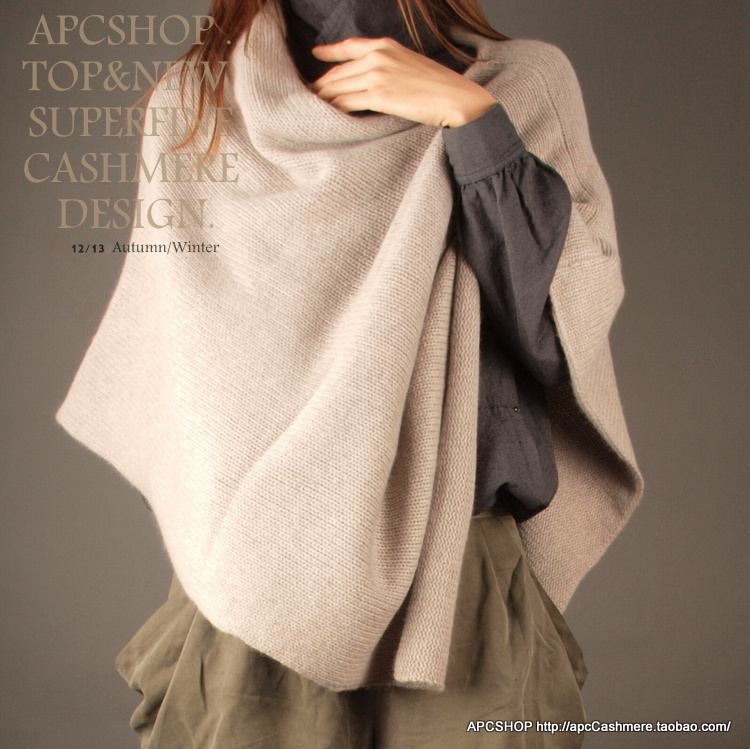 OTTO 13 ! apc high quality arbitraging loose casual white velvet cloak free shipping