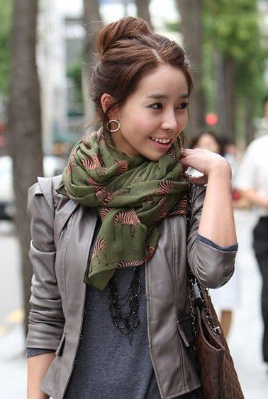 OUT STOCK FREE SHIPPINg XD-024 Fashion Zabra Printing LONG Scarf 4Color 180*110cm Wholesale/Retail Free Shipping