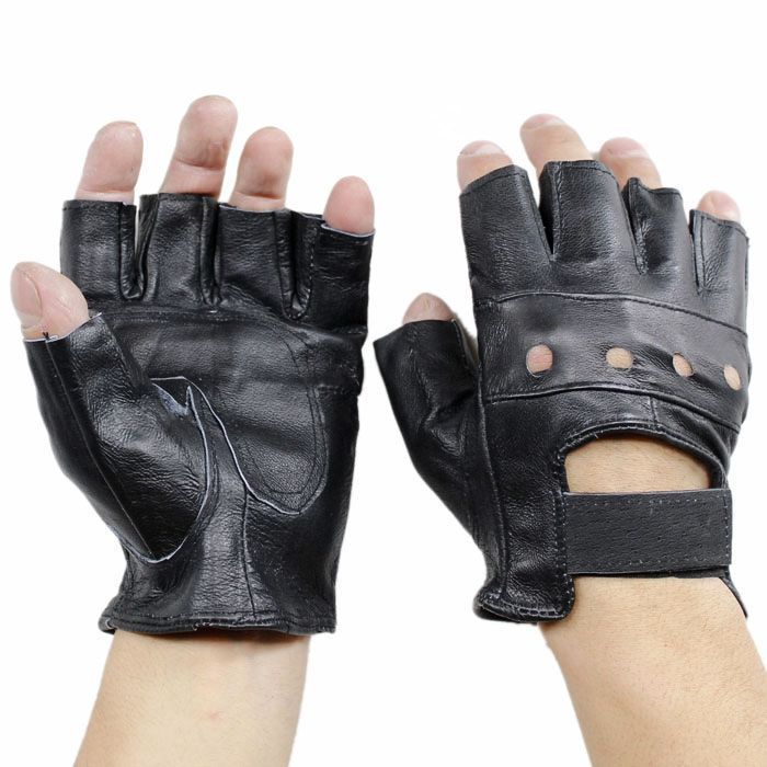 Outdoor casual Camouflage fadac field semi-finger full leather gloves