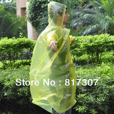 Outdoor Disposable Raincoat Waterproof Clothing Shoe Covers Portable Daily Use Free Shipping