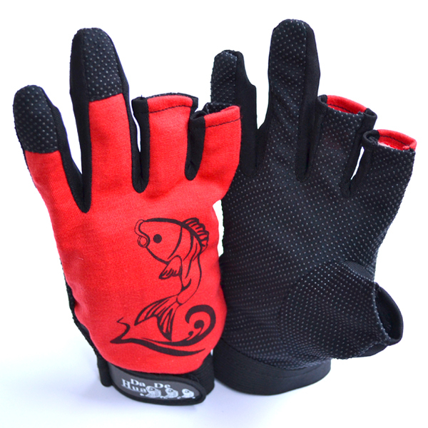 Outdoor fashion lure gloves wear-resistant fishing gloves