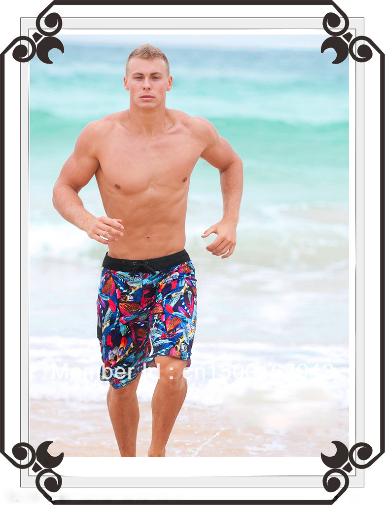 Outdoor swimwear lovers beach pants male plus size male quick-drying swimming pants