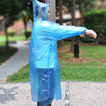 Outdoor travel disposable raincoat poncho thick pullover style with rope