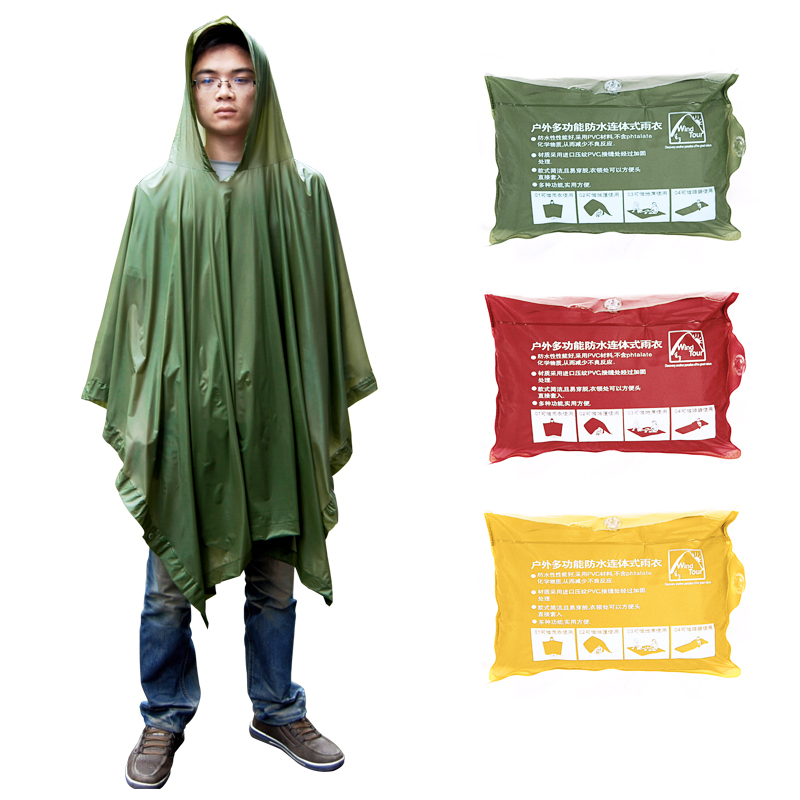 Outdoor waterproof raincoat hiking raincoat