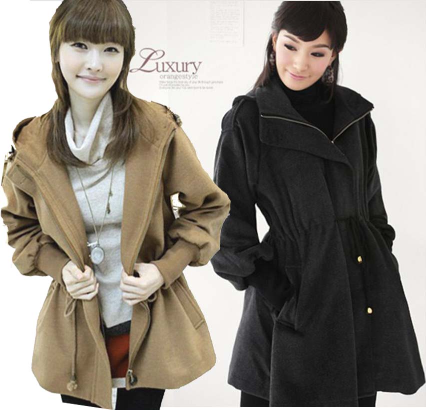 Outerwear female trench spring and autumn outerwear yeh woolen cashmere overcoat